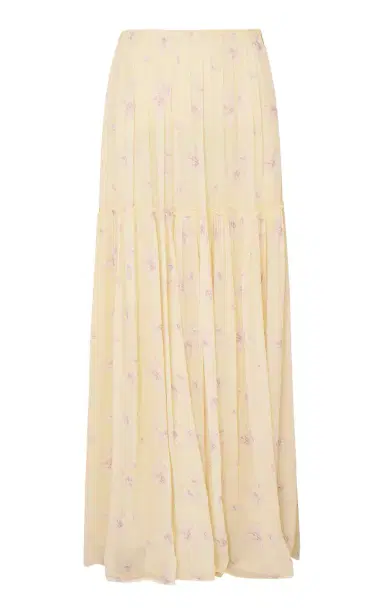 LoveShackFancy Positano Printed Maxi Skirt | Thumbnail 1