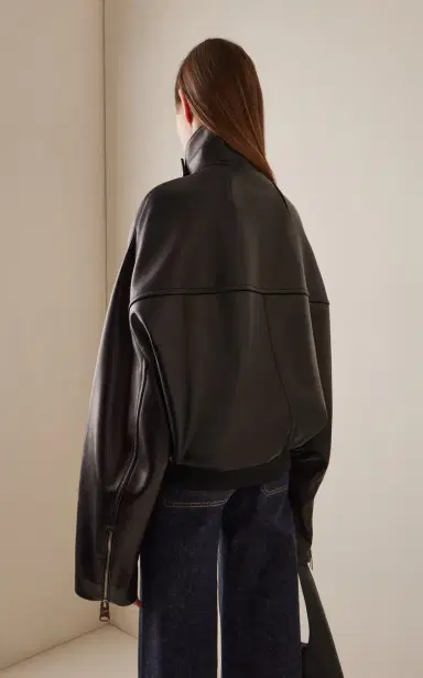Khaite Hamett Plonge Leather Jacket | Thumbnail 4 Khaite Hamett Plonge Leather Jacket | Thumbnail 4