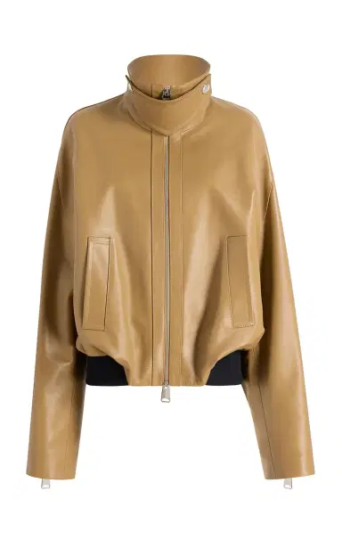 Khaite Hamett Plonge Leather Jacket | Thumbnail 5 Khaite Hamett Plonge Leather Jacket | Thumbnail 5