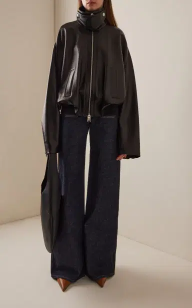 Khaite Hamett Plonge Leather Jacket | Thumbnail 7 Khaite Hamett Plonge Leather Jacket | Thumbnail 7