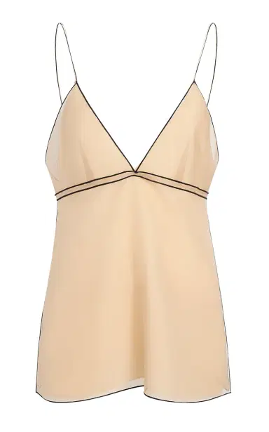 Khaite Timy Silk Organza Camisole Top | Thumbnail 1 Khaite Timy Silk Organza Camisole Top | Thumbnail 1