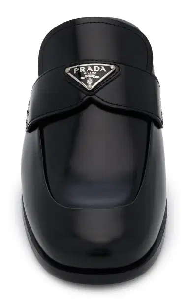 Prada Leather Mules | Thumbnail 3