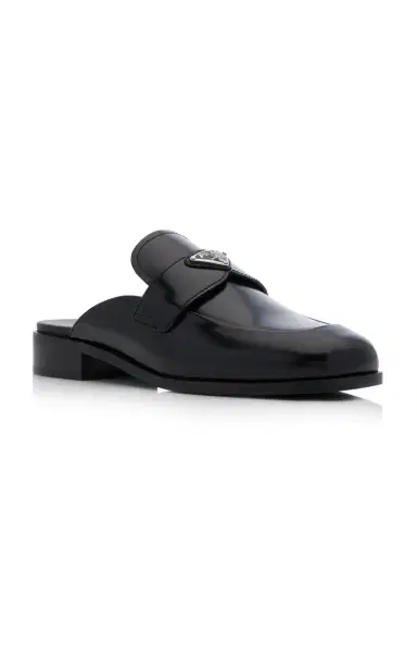 Prada Leather Mules | Thumbnail 5