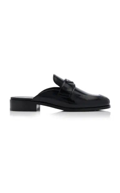 Prada Leather Mules | Thumbnail 1