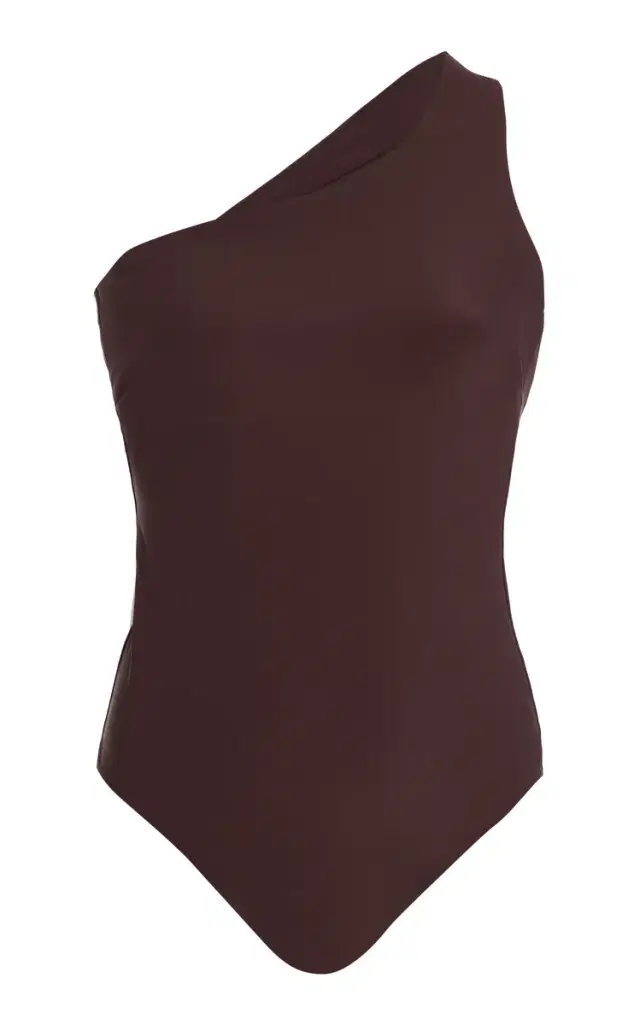BONDI BORN Colette One-Shoulder One-Piece Swimsuit