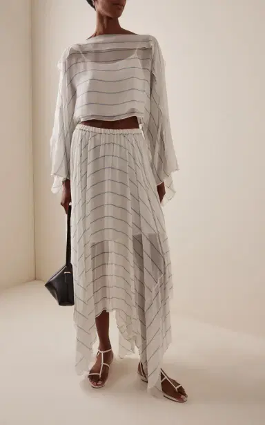 BONDI BORN Capri Silk Kimono Top | Thumbnail 3 BONDI BORN Capri Silk Kimono Top | Thumbnail 3