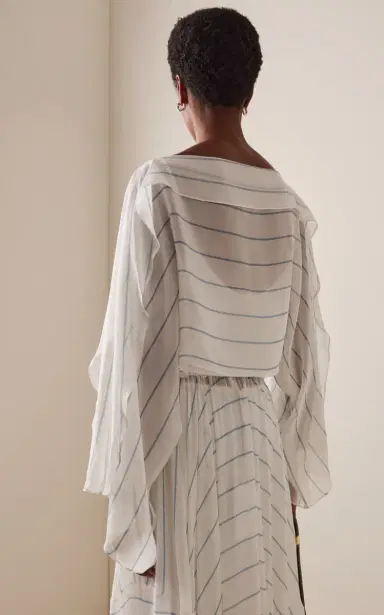BONDI BORN Capri Silk Kimono Top | Thumbnail 4 BONDI BORN Capri Silk Kimono Top | Thumbnail 4