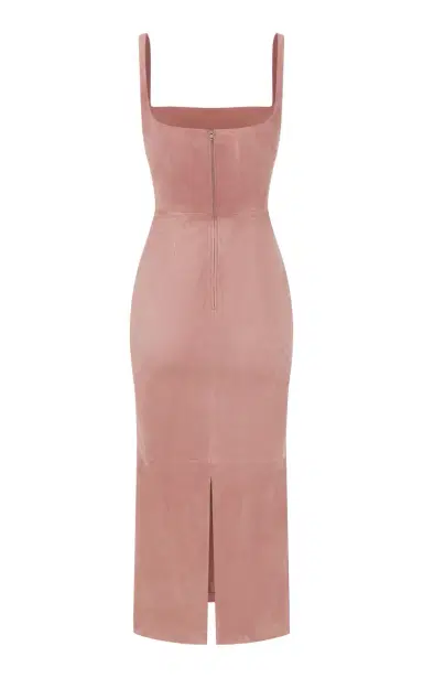 Alex Perry Suede Midi Dress | Thumbnail 3 Alex Perry Suede Midi Dress | Thumbnail 3