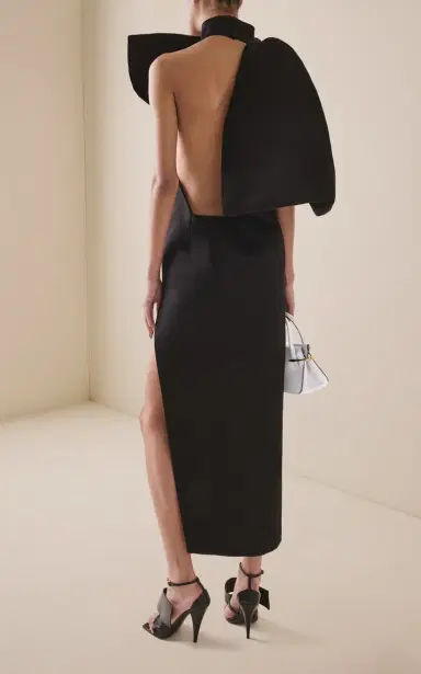 Givenchy Bow-Embellished Silk Maxi Dress | Thumbnail 4 Givenchy Bow-Embellished Silk Maxi Dress | Thumbnail 4