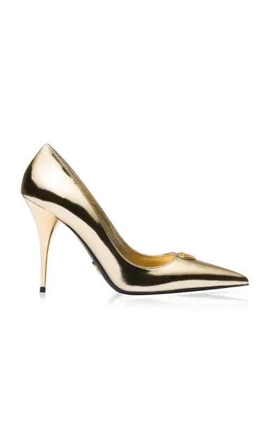 Prada Metallic Leather Pumps | Thumbnail 1 Prada Metallic Leather Pumps | Thumbnail 1
