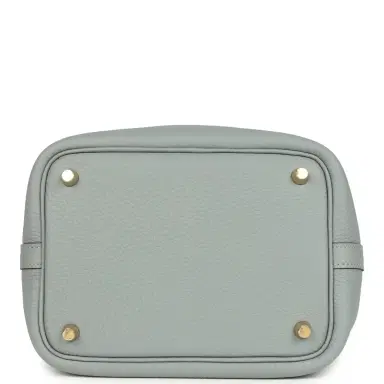 HERMÈS Hermes Picotin Lock 18 Gris Pantin Clemence Permabrass Hardware | Thumbnail 6 HERMÈS Hermes Picotin Lock 18 Gris Pantin Clemence Permabrass Hardware | Thumbnail 6