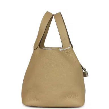 HERMÈS Hermes Picotin Lock 22 Trench Clemence Palladium Hardware | Thumbnail 3 HERMÈS Hermes Picotin Lock 22 Trench Clemence Palladium Hardware | Thumbnail 3