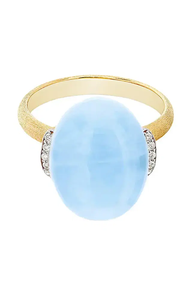 NANIS Azure Aquamarine Large Ring
