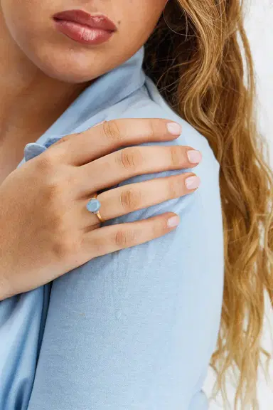 NANIS Azure Aquamarine Small Ring | Thumbnail 2