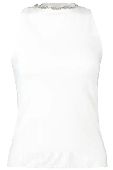 MINNIE ROSE Jewel Neck Tank Top | Thumbnail 1 MINNIE ROSE Jewel Neck Tank Top | Thumbnail 1