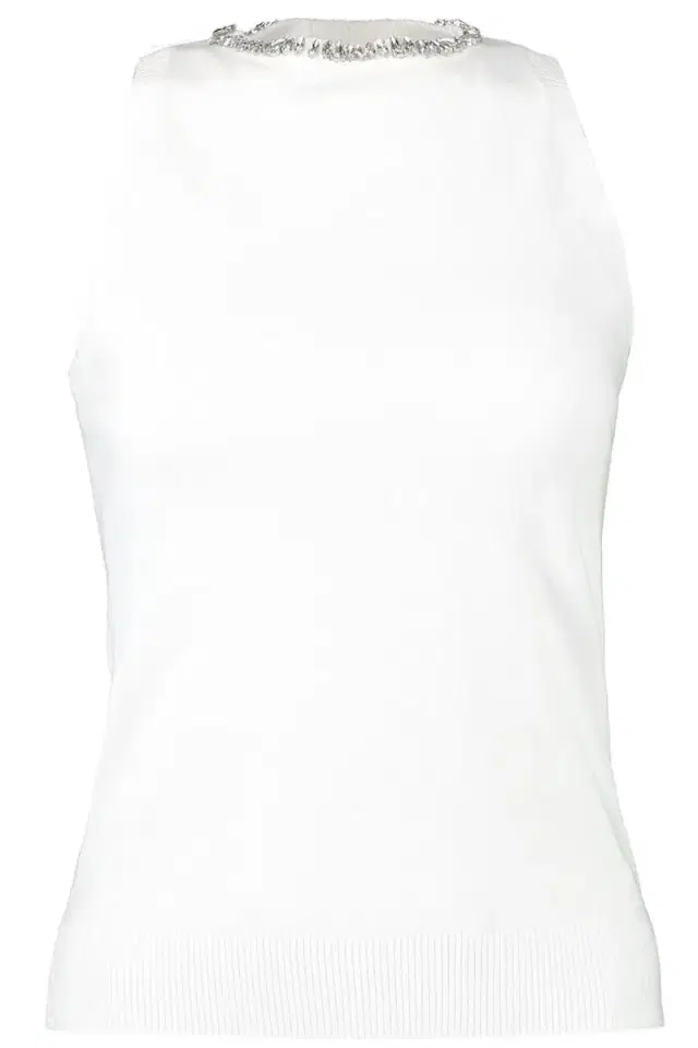 MINNIE ROSE Jewel Neck Tank Top