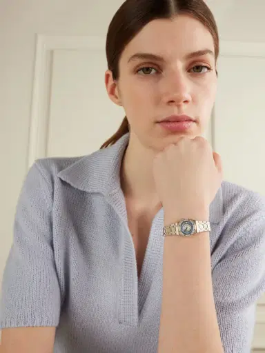 Stephanie Windsor + Audemars Piguet Vintage 1997 Royal Oak 18-karat White Gold, Mother-of-pearl And Diamond Watch, Ref. 67076bc | Thumbnail 6