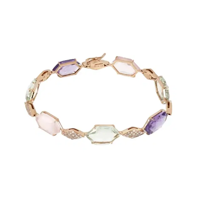 Tavanti Tavanti 18K Rose Gold Multistone Bracelet by The Solist