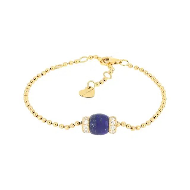 Tavanti Tavanti 18K Yellow Gold Diamond & Lapis Lazuli Bracelet by The Solist