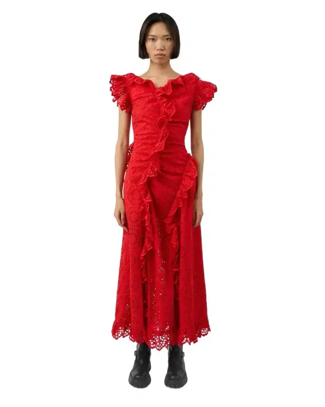 Aknvas The Charli dress in poppy