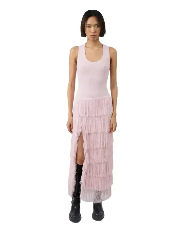 Aknvas The Donzetta dress in rose quartz - final sale