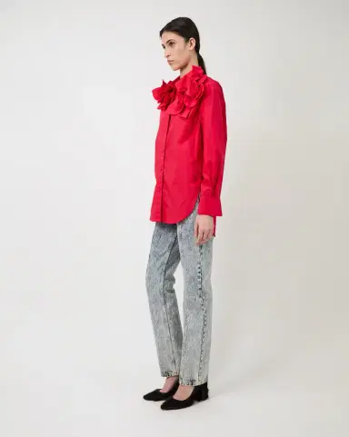 Aknvas The Flor shirt in red | Thumbnail 2