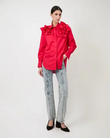 Aknvas The Flor shirt in red | Thumbnail 6