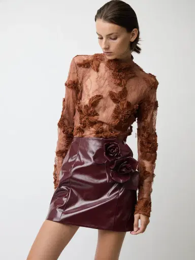 Aknvas The Liva skirt in bordeaux | Thumbnail 3 Aknvas The Liva skirt in bordeaux | Thumbnail 3