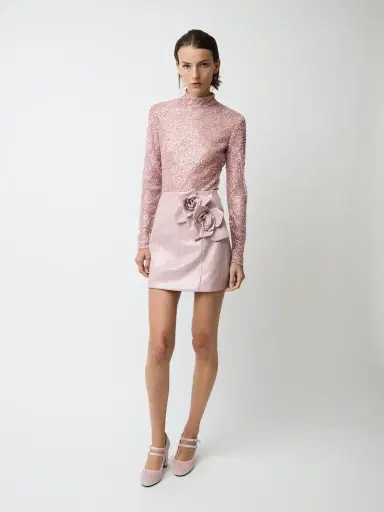 Aknvas The Liva skirt in mauve rose | Thumbnail 3