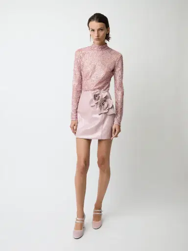 Aknvas The Liva skirt in mauve rose | Thumbnail 4