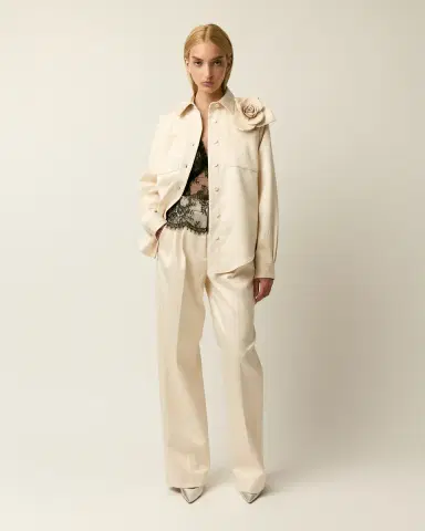 Aknvas The Petronella pants in duchess satin | Thumbnail 4