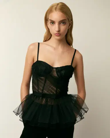 Aknvas The Rina tulle bustier | Thumbnail 1 Aknvas The Rina tulle bustier | Thumbnail 1