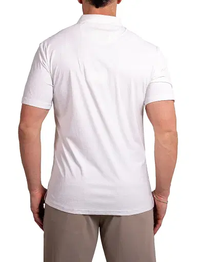 Maceoo Men's Ascension Polo Shirt - White - Size XXXXL | Thumbnail 4 Maceoo Men's Ascension Polo Shirt - White - Size XXXXL | Thumbnail 4