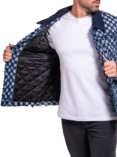 Maceoo Men's Denim Ascension Jacket - Blue - Size XXXXL | Thumbnail 3 Maceoo Men's Denim Ascension Jacket - Blue - Size XXXXL | Thumbnail 3