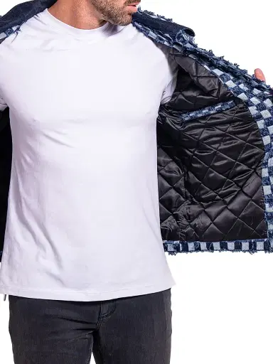 Maceoo Men's Denim Ascension Jacket - Blue - Size XXXXL | Thumbnail 5 Maceoo Men's Denim Ascension Jacket - Blue - Size XXXXL | Thumbnail 5