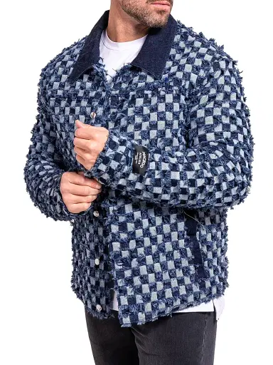 Maceoo Men's Denim Ascension Jacket - Blue - Size XXXXL | Thumbnail 6 Maceoo Men's Denim Ascension Jacket - Blue - Size XXXXL | Thumbnail 6