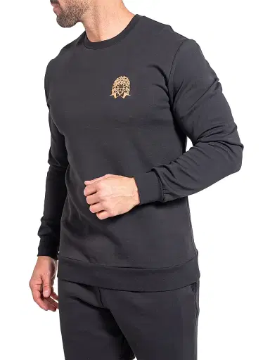 Maceoo Men's Modish84 Sweater - Black | Thumbnail 4 Maceoo Men's Modish84 Sweater - Black | Thumbnail 4