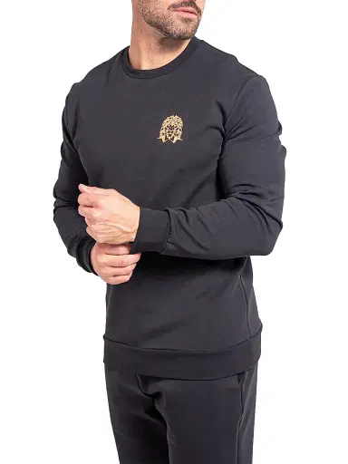 Maceoo Men's Modish84 Sweater - Black | Thumbnail 5 Maceoo Men's Modish84 Sweater - Black | Thumbnail 5
