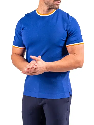 Maceoo Men's SS Lapis T-Shirt - Blue - Size XXXXL | Thumbnail 3 Maceoo Men's SS Lapis T-Shirt - Blue - Size XXXXL | Thumbnail 3