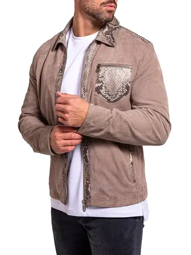 Maceoo Men's Ascension Leather Jacket | Thumbnail 2 Maceoo Men's Ascension Leather Jacket | Thumbnail 2