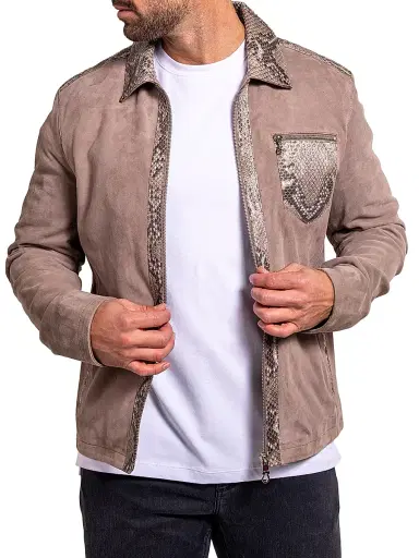 Maceoo Men's Ascension Leather Jacket | Thumbnail 3 Maceoo Men's Ascension Leather Jacket | Thumbnail 3