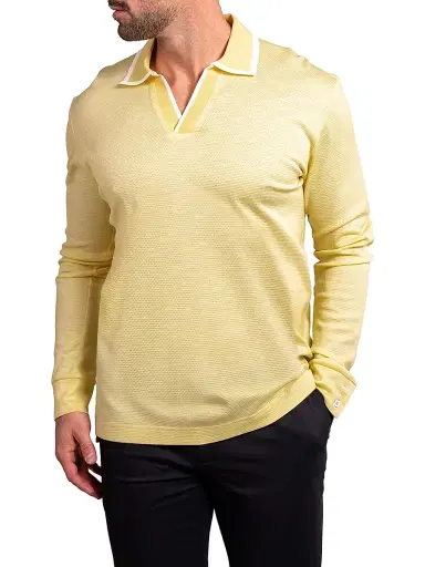 Maceoo Men's Ascension Knit Polo | Thumbnail 3 Maceoo Men's Ascension Knit Polo | Thumbnail 3
