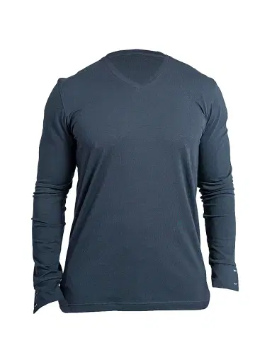 Maceoo Men's V-Neck Edison Ascension T-Shirt - Blue | Thumbnail 1 Maceoo Men's V-Neck Edison Ascension T-Shirt - Blue | Thumbnail 1