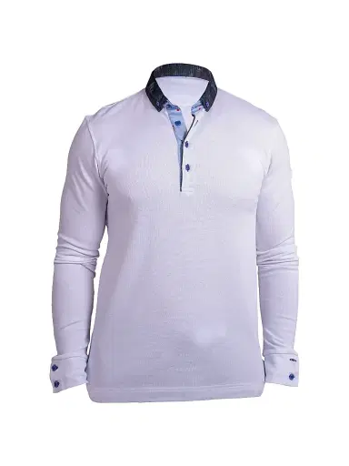 Maceoo Men's Newton Ascension Polo Shirt - White - Size XXXXL | Thumbnail 1 Maceoo Men's Newton Ascension Polo Shirt - White - Size XXXXL | Thumbnail 1