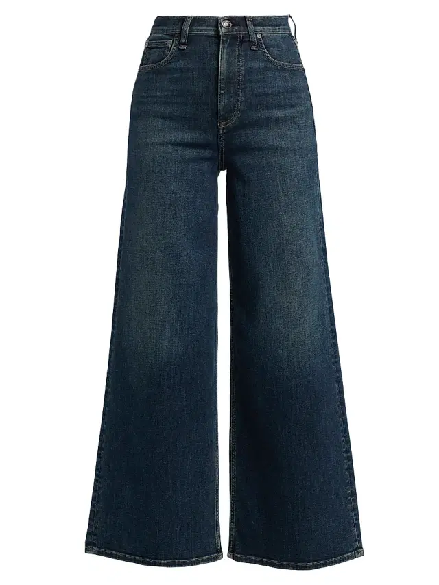 rag & bone Women's Flexi Sofie Ankle Wide-Leg Jeans - Ness