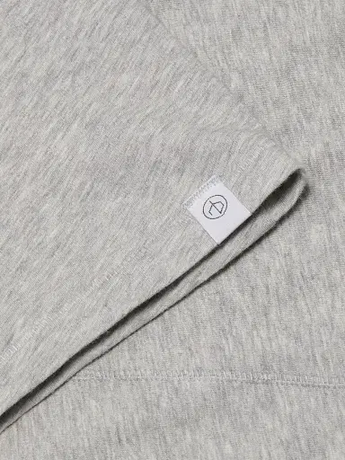 rag & bone Women's The Slub Cotton T-Shirt - Heather Grey | Thumbnail 7