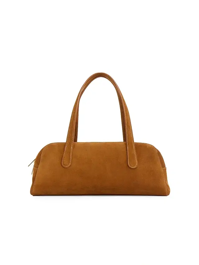Mansur Gavriel Women's Helios Suede Shoulder Bag - Saddle