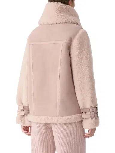 Mackage Women's Rhoslyn Suede & Shearling Moto Jacket | Thumbnail 5