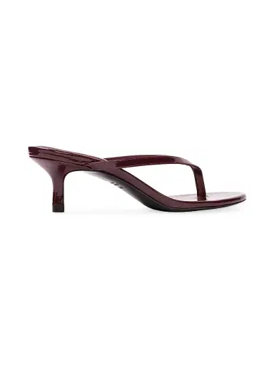 Black Suede Studio Women's Tash 50MM Patent Sandals - Bordeaux Patent - Size 10 | Thumbnail 3 Black Suede Studio Women's Tash 50MM Patent Sandals - Bordeaux Patent - Size 10 | Thumbnail 3