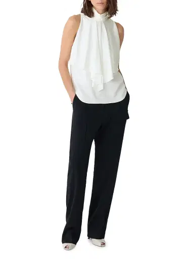 Callas Milano Women's Belinda Cascade-Front Top - White | Thumbnail 2